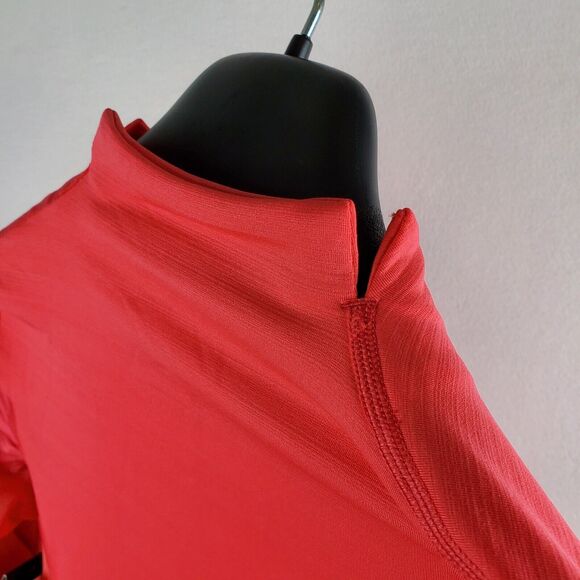 Nike Shirt Womens Medium Pro Hyperwarm Training Coral Peach 803132-850 Athletic - Picture 6 of 16